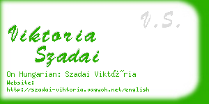 viktoria szadai business card